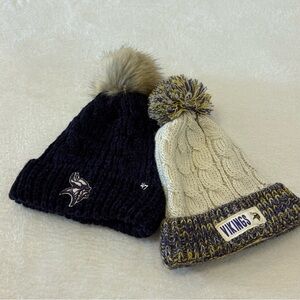 '47 and New Era Minnesota Vikings Knit Hats